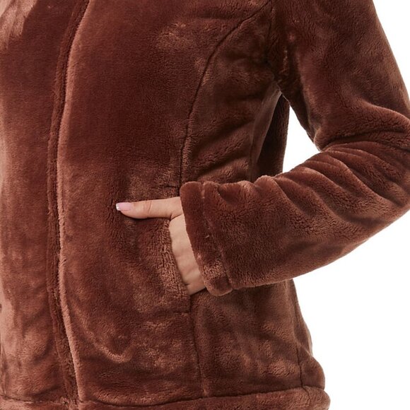 New 32 Degrees Heat Women's Full Zip Plush Jacket Size XXL Amber Super Soft - Picture 11 of 14